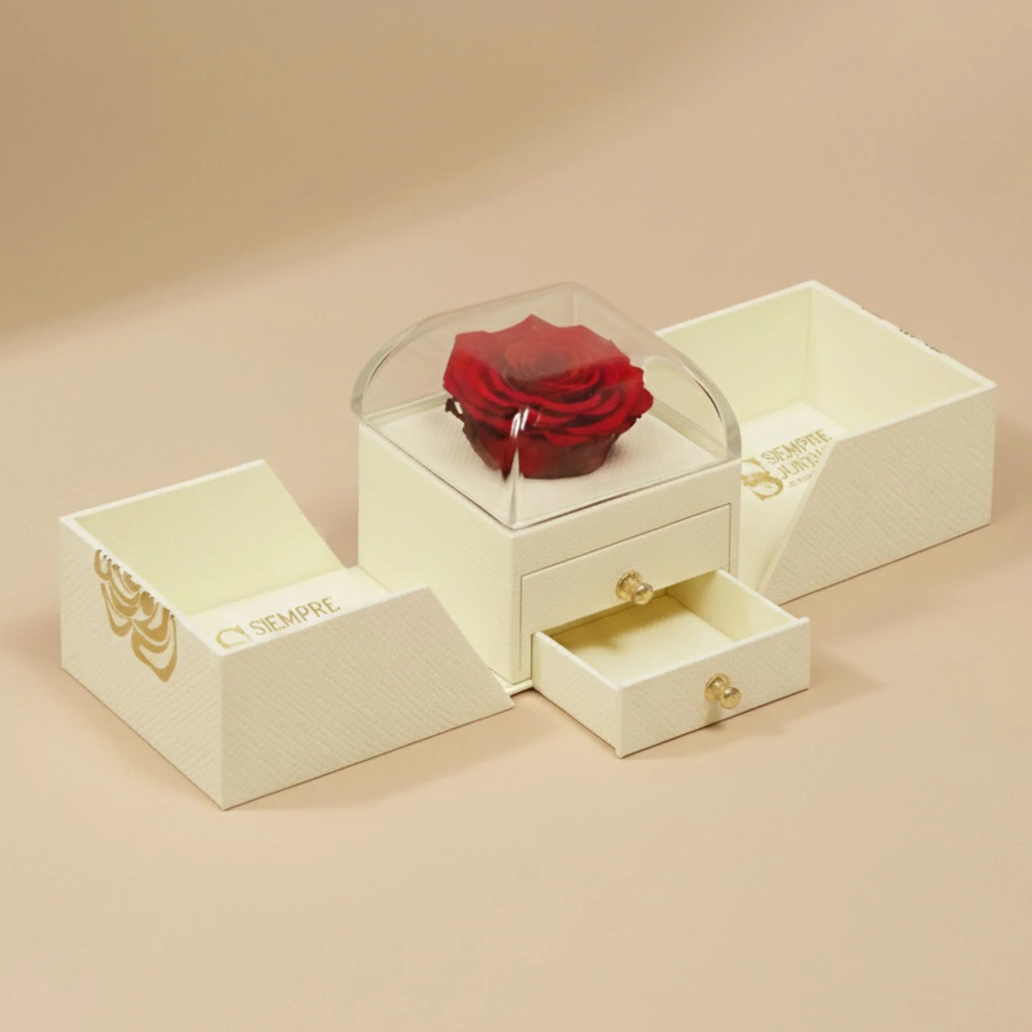 SIEMPRE JUNTAS PACK ANILLOS + TARJETA PERSONALIZADA