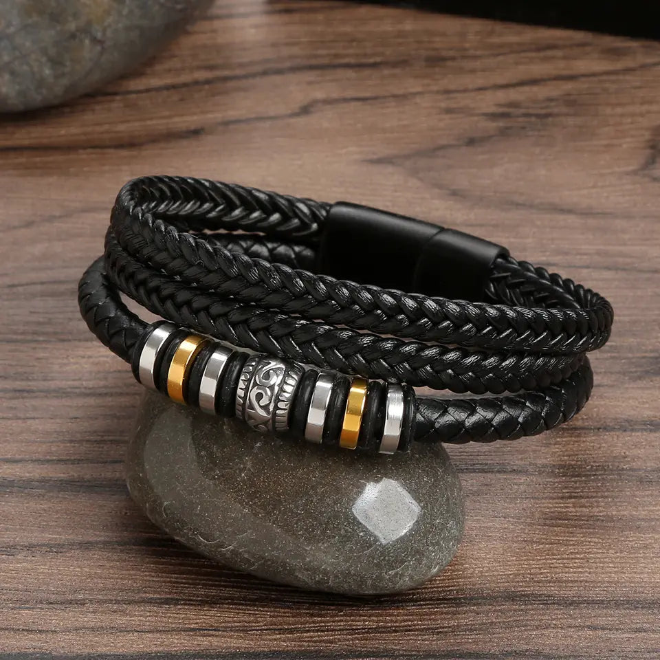Pulsera de Cuero Para mi Querido Hijo
